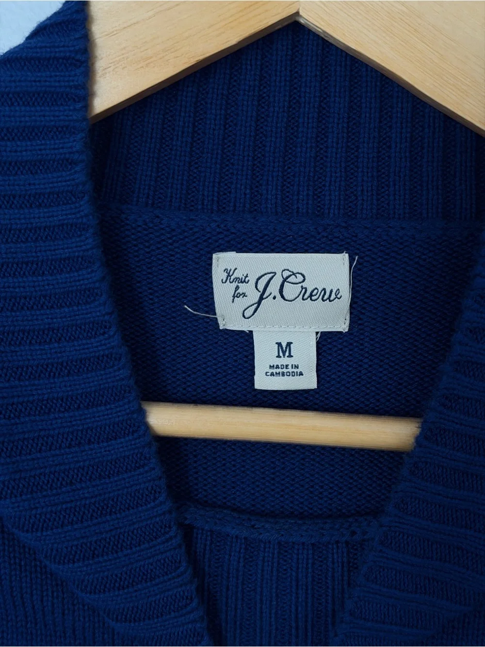 Men's J Crew Royal Blue Mock Neck Sweater